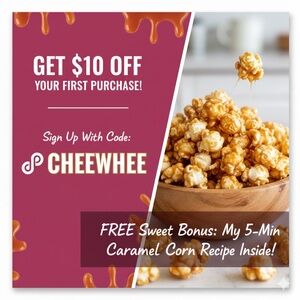 🍿 FREE $10 CREDIT + My Secret Caramel Corn Recipe! 🍬